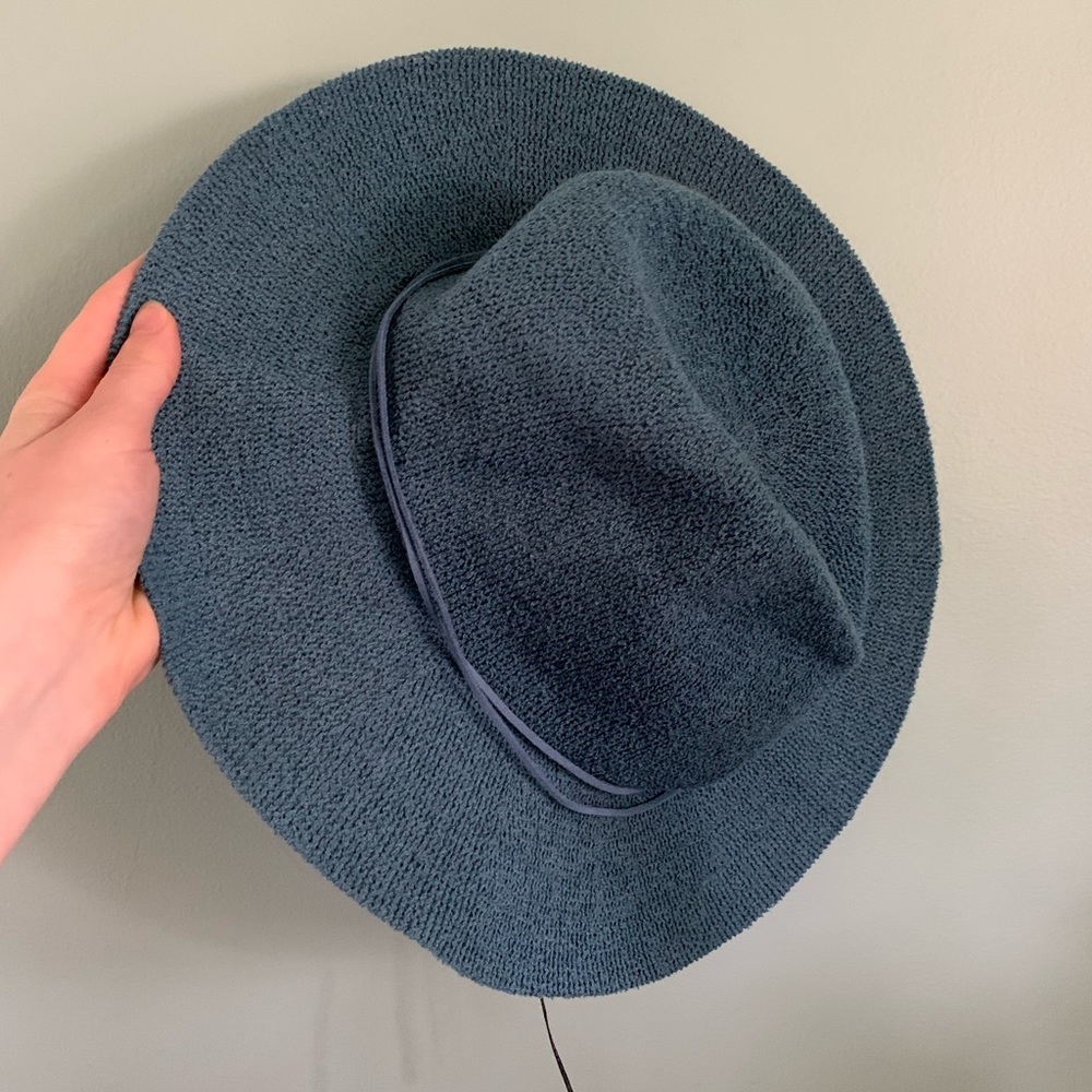 anthropologie blue hat
